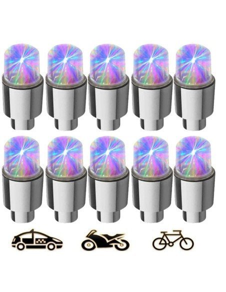 Led Tapa Válvulas de llantas Flash