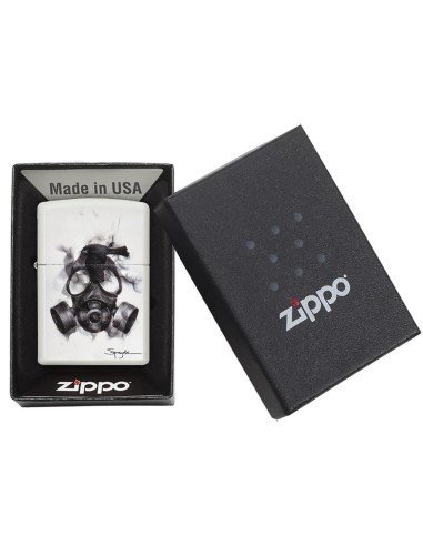 Encendedor Zippo Stamp Spazuk Máscara  29646  - Blanco