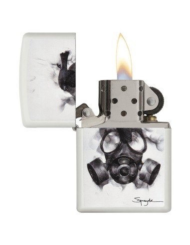 Encendedor Zippo Stamp Spazuk Máscara  29646  - Blanco