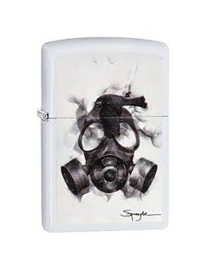 Encendedor Zippo Stamp Spazuk Máscara  29646  - Blanco