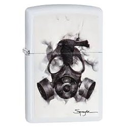 Encendedor Zippo Stamp Spazuk Máscara  29646  - Blanco