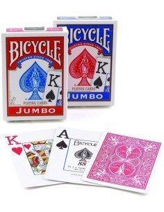 Juego de Cartas Bicycle Jumbo Index Especial para personas con visión reducida