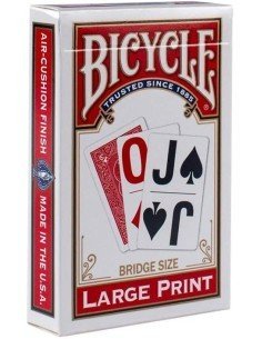 Juego de Cartas Bicycle Jumbo Index Especial para personas con visión reducida 2