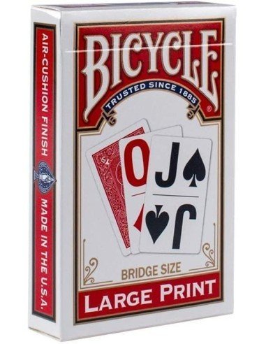Juego de Cartas Bicycle Jumbo Index Especial para personas con visión reducida