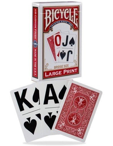 Juego de Cartas Bicycle Jumbo Index Especial para personas con visión reducida