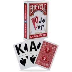 Juego de Cartas Bicycle Jumbo Index Especial para personas con visión reducida