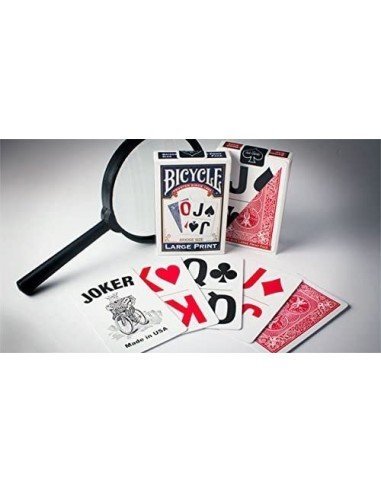 Juego de Cartas Bicycle Jumbo Index Especial para personas con visión reducida