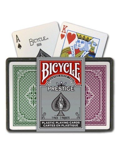 Juego de Cartas Bicycle Prestige Plastic Playing Cards Baraja poker Originales