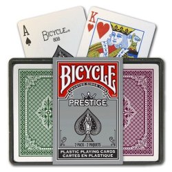 Juego de Cartas Bicycle Prestige Plastic Playing Cards Baraja poker Originales