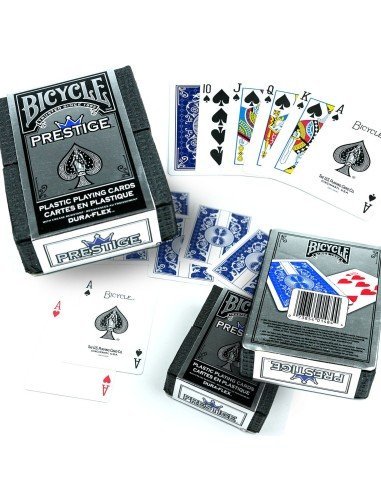 Juego de Cartas Bicycle Prestige Plastic Playing Cards Baraja poker Originales