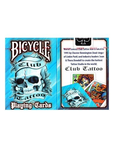 Juego de Cartas Bicycle Club Tatoo Playing Cards Baraja Pocker Originales