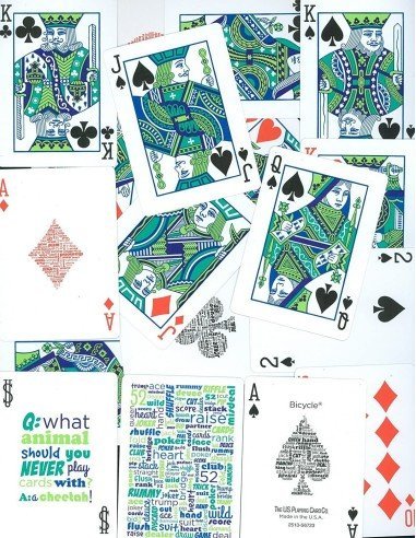 Juego de Cartas Bicycle Table Talk Playing Cards Baraja Pocker importadas