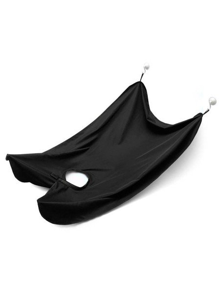 Capa Barbera para Afeitar Recoge el pelo Beard Pro  blanca