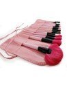 Set de 24 brochas y pinceles para maquillaje profesional