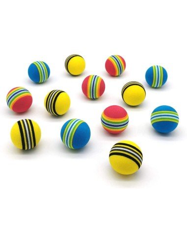 Juguete x4 Bolas suaves de colores para Mascota