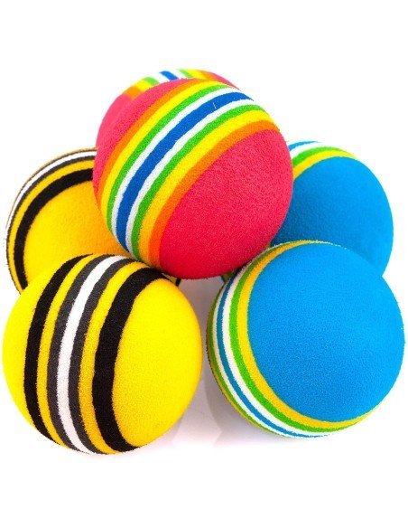 Juguete x45 Bolas suaves de colores para Mascota