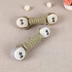 ¡  Juguete Lazo Verde Negro Bola De Tenis En Ocho Perro !!