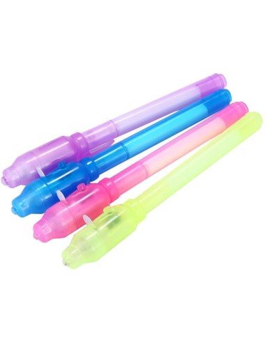 Lapicero mágico, esfero con tinta invisible Amarillo