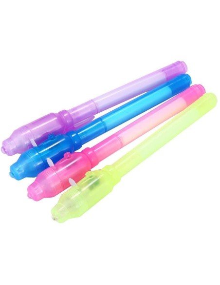 Lapicero mágico, esfero con tinta invisible Amarillo