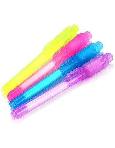 Lapicero mágico, esfero con tinta invisible Amarillo