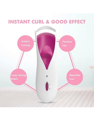 Rizador Eléctrico Pestañas Profesional enchurcador con calor