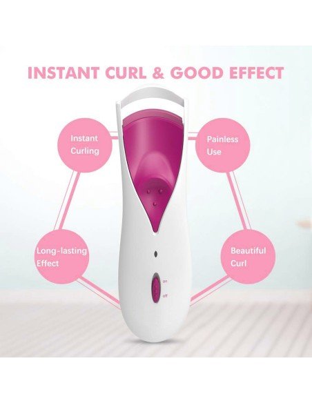 Rizador Eléctrico Pestañas Profesional enchurcador con calor