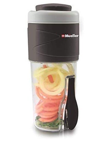 Spiral Slicer Rebanador cortador en espiral de verduras elabora  julianas rizadas