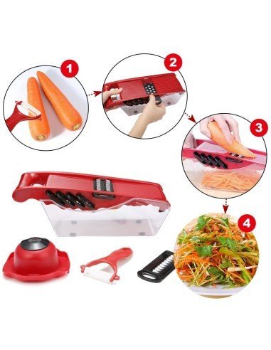 Ayudante de cocina Easy Slicer Picador Cortador Verduras Multiuso