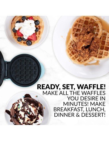 Nostalgia Mini Waffles Sanduchera eléctrica MWF5A