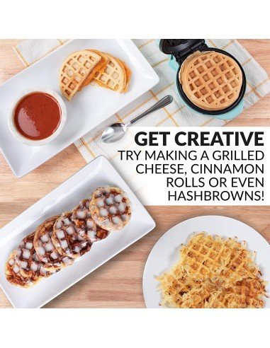 Nostalgia Mini Waffles Sanduchera eléctrica MWF5A