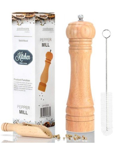 Pimentero de Madera Molino Pimienta 22cm ER