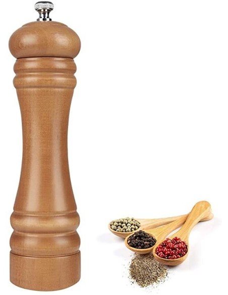 Pimentero de Madera Molino Pimienta 22cm ER Pimentero de Madera Molino Pimienta 22cm ER