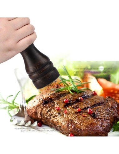 Pimetero de Madera Molino de Pimienta de 17cm