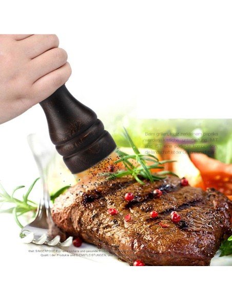 Pimetero de Madera Molino de Pimienta de 17cm