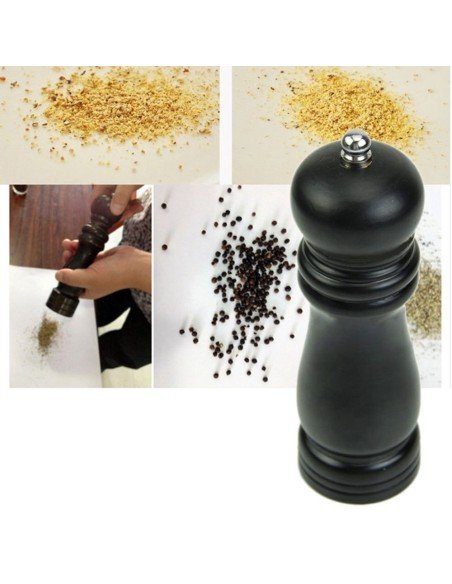 Pimetero de Madera Molino de Pimienta de 17cm