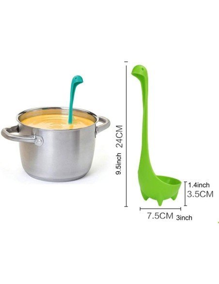 Cuchara Sopera En Forma De Dinosaurio, Diversión En Cocina Cuchara Sopera En Forma De Dinosaurio, Diversión En Cocina