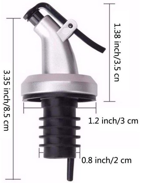 Tapa Dispensador de Botella para aceite, vino y otros