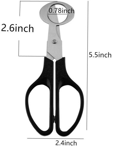 Tijeras Egg Slicer Topper Cortador de Huevo de Codorniz