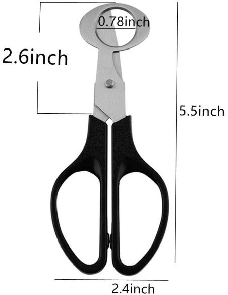 Tijeras Egg Slicer Topper Cortador de Huevo de Codorniz