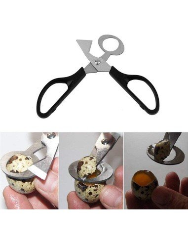 Tijeras Egg Slicer Topper Cortador de Huevo de Codorniz