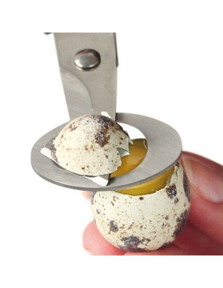 Tijeras Egg Slicer Topper Cortador de Huevo de Codorniz