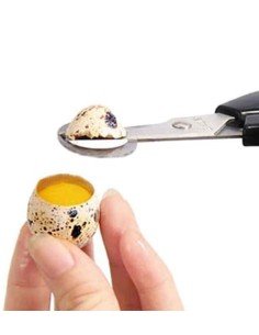 Tijeras Egg Slicer Topper Cortador de Huevo de Codorniz 2