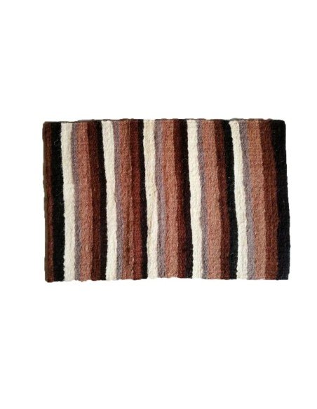 Tapete En Fibra Natural De 110x70 Cm Decoración Hogar