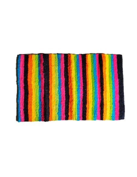 Tapete En Fibra Natural De 110x70 Cm Decoración Hogar