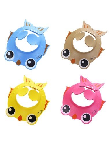 Gorro Visera de Ducha para Baño Bebé Niño Protege sus Ojos del shampoo