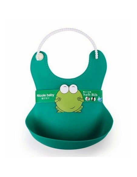 Babero de Silicona Animal Baby Bib Eco