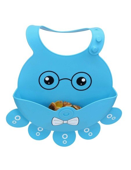 Babero de Silicona Animal Marino Baby Bib Sea