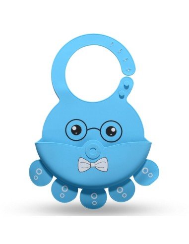 Babero de Silicona Animal Marino Baby Bib Sea