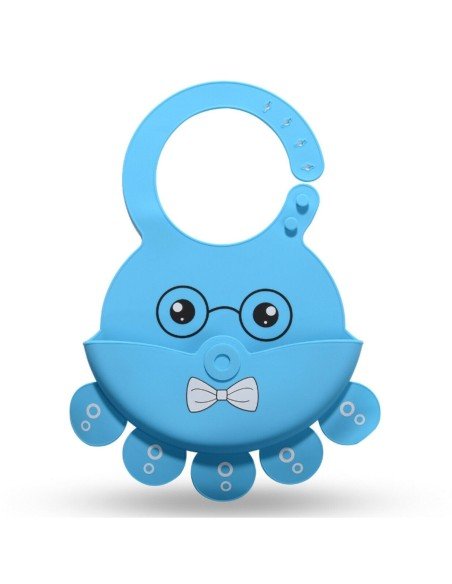 Babero de Silicona Animal Marino Baby Bib Sea