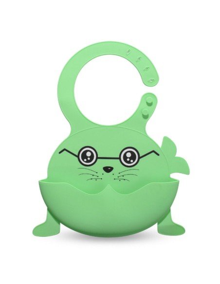 Babero de Silicona Animal Marino Baby Bib Sea Babero de Silicona Animal Marino Baby Bib Sea